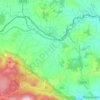 Lioni topographic map, relief map, elevations map