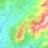 Cuttoli-Corticchiato topographic map, relief map, elevations map