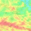 Janzé topographic map, elevation, relief