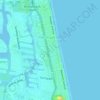 Mermaid Beach topographic map, elevation, relief