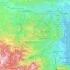 L'Aude topographic map, elevation, relief
