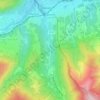 Codalet topographic map, relief map, elevations map