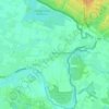 Ven-Zelderheide topographic map, relief map, elevations map