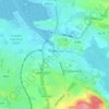 Sligo topographic map, relief map, elevations map