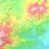 Yunquera topographic map, relief map, elevations map