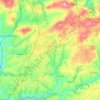 Briec topographic map, elevation, relief