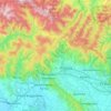 PT topographic map, relief map, elevations map
