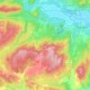 Sabran topographic map, relief map, elevations map