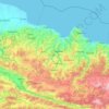 Ordu topographic map, elevation, relief