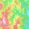 Ghisoni topographic map, relief map, elevations map