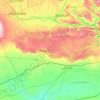 Mardin topographic map, elevation, relief