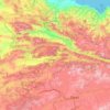 Tokat topographic map, elevation, relief