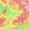 Amel topographic map, elevation, relief
