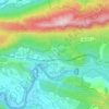 Yesa topographic map, relief map, elevations map