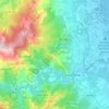 Lucciana topographic map, relief map, elevations map