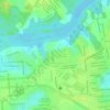 Campina de Icoaraci topographic map, relief map, elevations map
