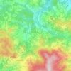 Zavattarello topographic map, elevation, relief