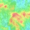 Beaulieu topographic map, relief map, elevations map
