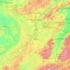 Grand Est topographic map, elevation, relief
