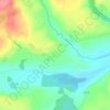 Peake topographic map, relief map, elevations map