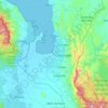Turbo topographic map, elevation, relief