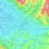 Florence topographic map, relief map, elevations map