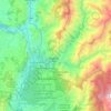 Bucaramanga topographic map, elevation, relief