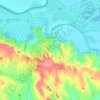 Tulcea topographic map, elevation, relief