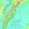 Girardot topographic map, elevation, relief