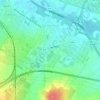 Cormontreuil topographic map, elevation, relief