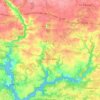 Riec-sur-Bélon topographic map, elevation, relief