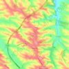 Nailloux topographic map, relief map, elevations map