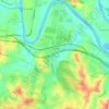 Redbank topographic map, elevation, relief
