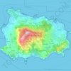 Ischia topographic map, relief map, elevations map