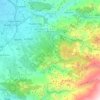 Monachil topographic map, elevation, relief