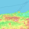 Tipaza topographic map, elevation, relief