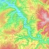Rendeux topographic map, elevation, relief
