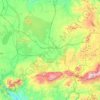 Antequera topographic map, elevation, relief