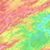 Somme-Leuze topographic map, elevation, relief
