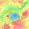 Quenast topographic map, elevation, relief