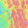 Halden topographic map, elevation, relief