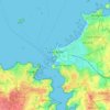 Saint-Malo topographic map, elevation, relief