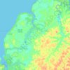 Vigia topographic map, relief map, elevations map