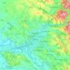 Castres topographic map, elevation, relief