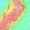 Boyacá topographic map, elevation, relief