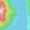 Laglio topographic map, relief map, elevations map