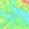 Onești topographic map, elevation, relief