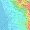 Ernakulam topographic map, relief map, elevations map