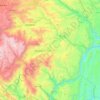 San Carlos topographic map, elevation, relief