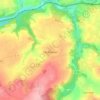 Loc-Eguiner topographic map, elevation, relief